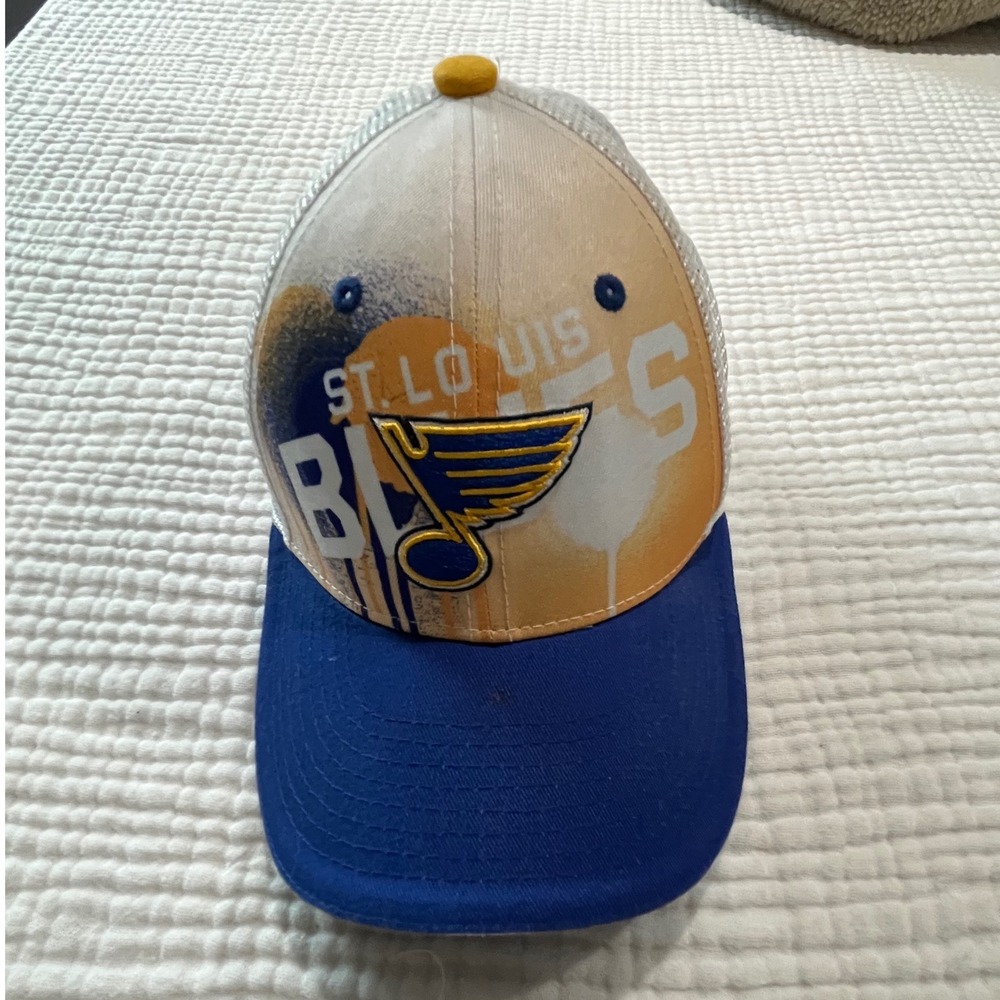 NHL St. Louis‎ Blues Youth Hat Cap Trucker Snapback Hockey